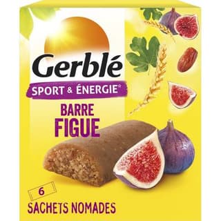 Gerblé Sport et Energie 6 Barres figue sport et énergie, 6x25g