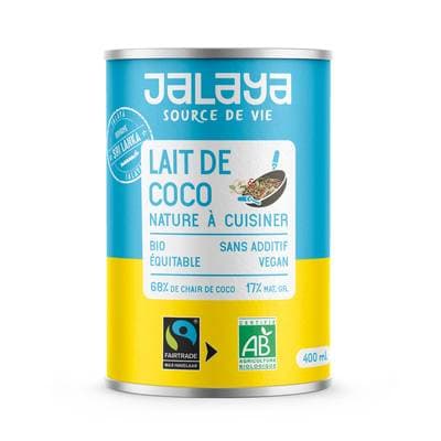 Jalaya Lait de coco nature Bio, 40cl