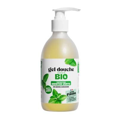 Super Flacon Gel douche BIO menthe, pompe 500ml