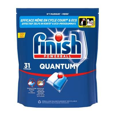 Finish Capsules Lave-Vaisselle Powerball Ultimate, 31 capsules