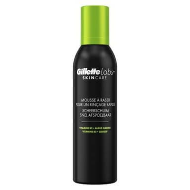 Gillette Labs Mousse À Raser Rinçage Rapide, 240ml