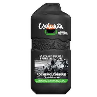 Ushuaïa Shampooing douche effet glaçant à la roche volcanique d'Asie mineure, 280ml
