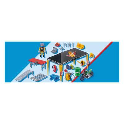 4008789705525 - PLAYMOBIL® Stuntshow - Atelier de réparation Stuntshow 
