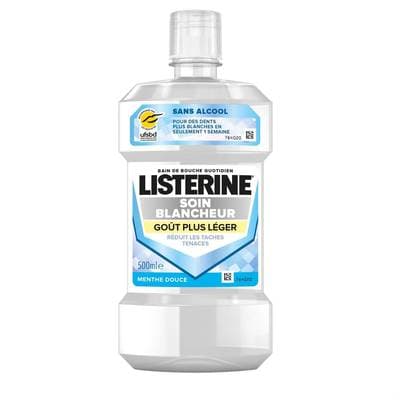 Listerine Bain de bouche blancheur, 500ml