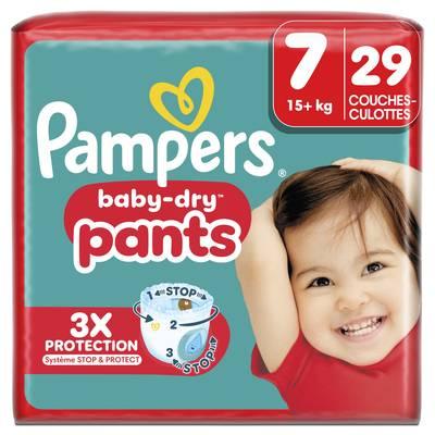 Pampers Babydry Pants - Couches Culottes Bébés Baby-dry Pants T7 15+kg