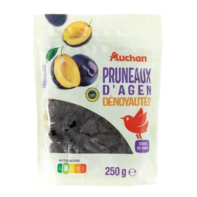 Auchan Pruneaux d'Agen Dénoyautés, 250g
