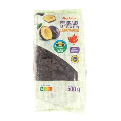 Auchan Pruneaux d'Agen Dénoyautés, 500g