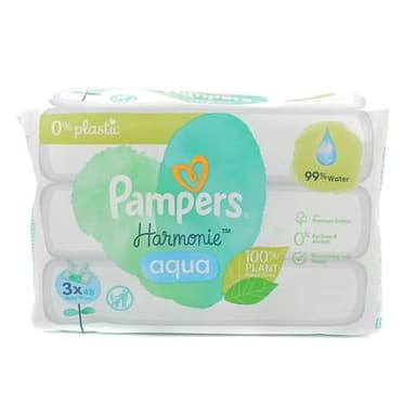 Pampers Harmonie Lingette Harmonie 0%, 3x48 lingettes