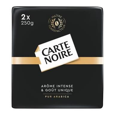 Carte Noire Café moulu Classique 100% arabica, 2x250g