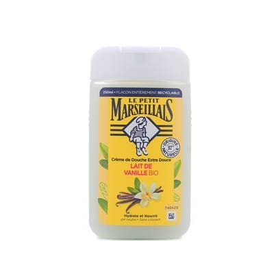 Le Petit Marseillais Crème de Douche Extra Douce Lait De Vanille BIO, 250ml