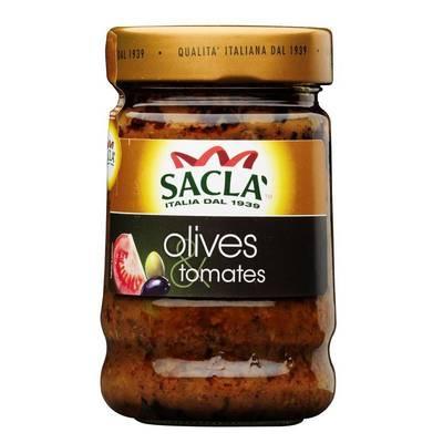8001060000926 - Sacla - Sauce olives & tomates