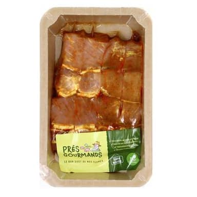 Prés Gourmands Brochettes de Porc Marinées, Bio, 4x75g