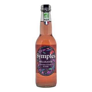 Symples Infusion relax Bio, verveine lavande et cerise, 33cl