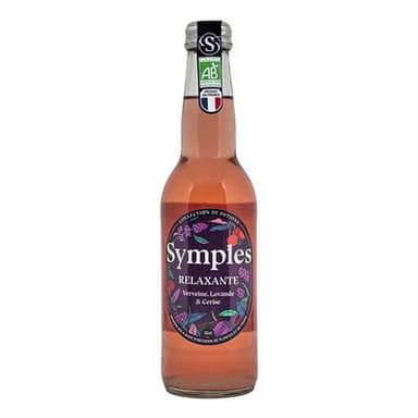 Symples Infusion relax Bio, verveine lavande et cerise, 33cl