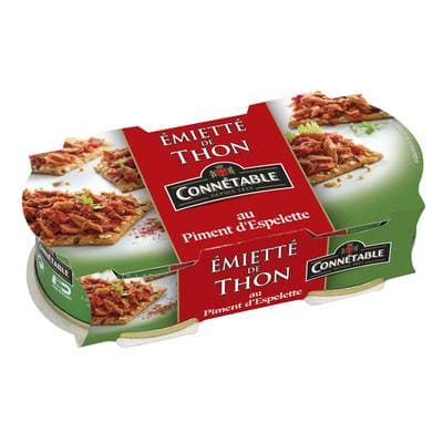 Connetable Emietté de Thon au Piment d'Espelette, 2x80g