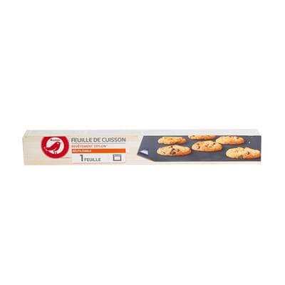 Auchan Papier cuisson revêtement téflon réutilisable, 1 feuille