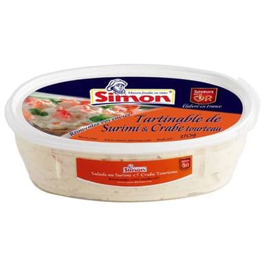 Simon Tartinable de Surimi et Crabe Tourteau, 270g