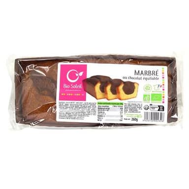 Bio Soleil Cake Bio Marbré Chocolat, 260g