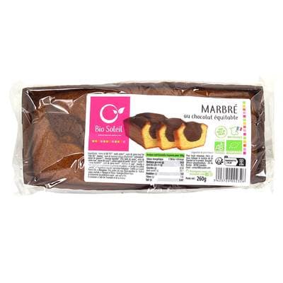 Bio Soleil Cake Bio Marbré Chocolat, 260g