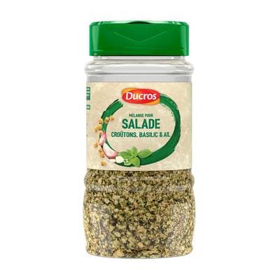 Ducros Mélange Salade - Croûtons basilic et ail salade italienne, 170g