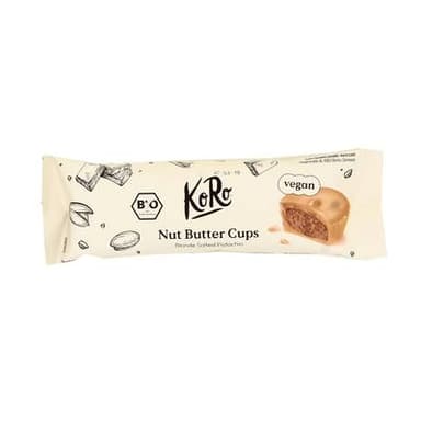 Koro Bouchées Nut butter cup pistache chocolat blanc bio, 3x13g