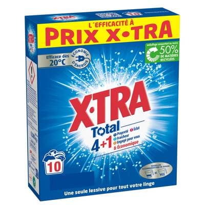X Tra Lessive en Poudre 4+1, 500g