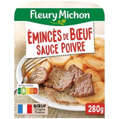 Fleury Michon Emincés de Boeuf Sauce au Poivre et Pomme de Terre, 280g