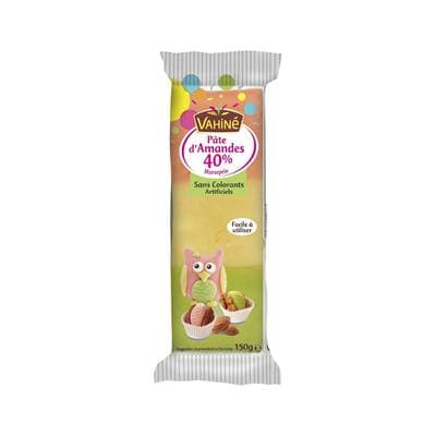 Vahine Pâte d'amandes tricolore 40%, 150g