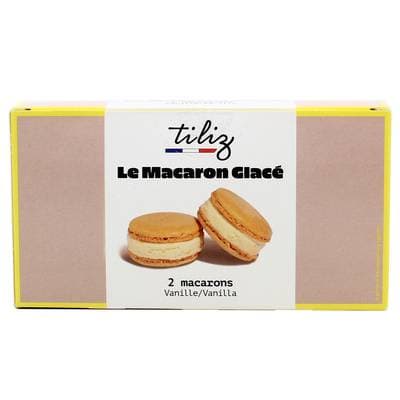 Tiliz Macaron glacé vanille, 2x50g