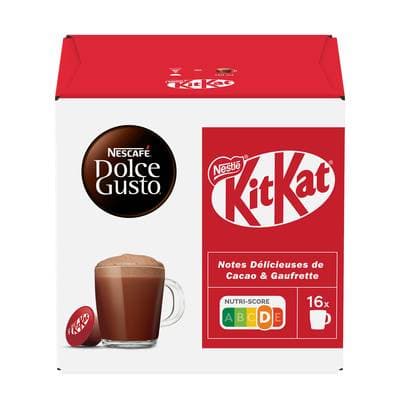 Nescafe Dolce Gusto Dosettes Chocolat  Kitkat, 16 capsules