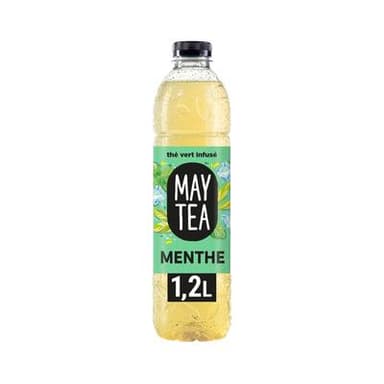 Maytea Thé vert infusé glacé saveur menthe, 1,2L