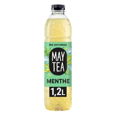 Maytea Thé vert infusé glacé saveur menthe, 1,2L