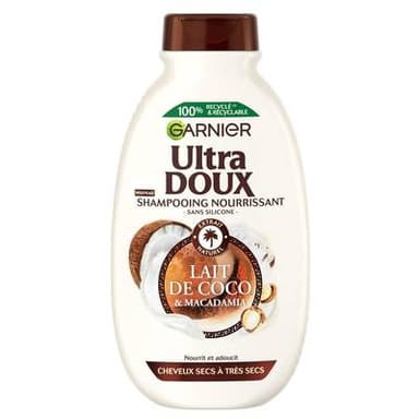 Garnier - Ultra Doux Shampooing Nourrissant Lait de Coco & Macadamia, 250ml