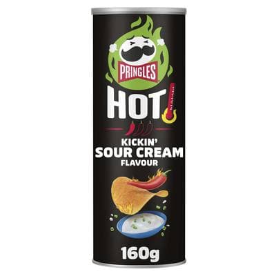 Pringles Chips Tuiles Pringles HOT Kickin' Sour Cream, 160g