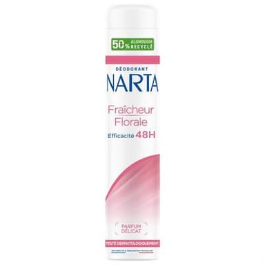 Narta Déodorant Fraîcheur Floral 48H, 200ml