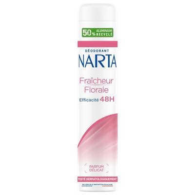 Narta Déodorant Fraîcheur Floral 48H, 200ml
