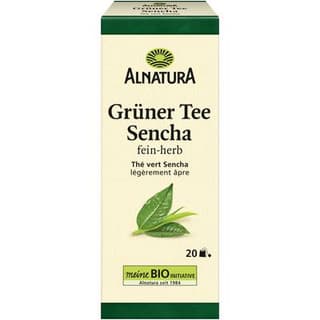 Alnatura Thé Vert Sencha Bio, 20 sachets