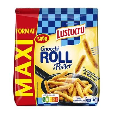 Lustucru Gnocchi Roll à Poêler Maxi, 500g