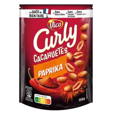 Curly Cacahuètes Paprika, 150g