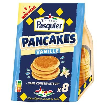 Pasquier Pancakes Vanille, 8 pancake - 280g