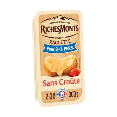 Richesmonts Raclette Sans Croûte, 300g