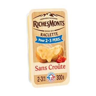 Richesmonts Raclette Sans Croûte, 300g