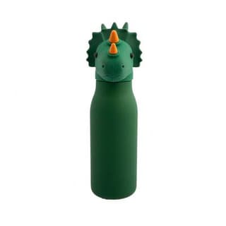 Dotz Bouteille en acier inoxydable à double paroi avec paille en silicone Trix, 350ml