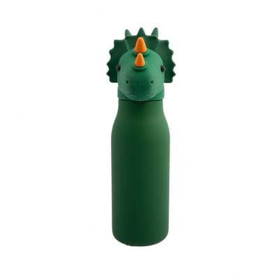 Dotz Bouteille en acier inoxydable à double paroi avec paille en silicone Trix, 350ml