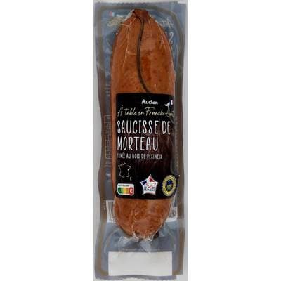 Auchan Terroir Saucisse de Morteau IGP, 350g