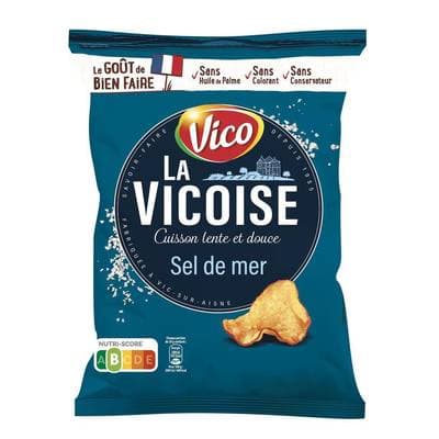 Vico Chips kettle cooked sel de mer, 120g