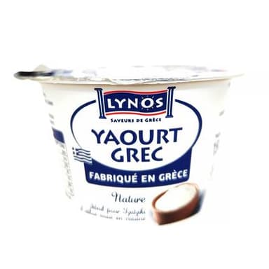 Lynos Yaourt à la grecque nature, 150g