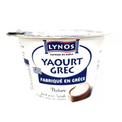 Lynos Yaourt à la grecque nature, 150g