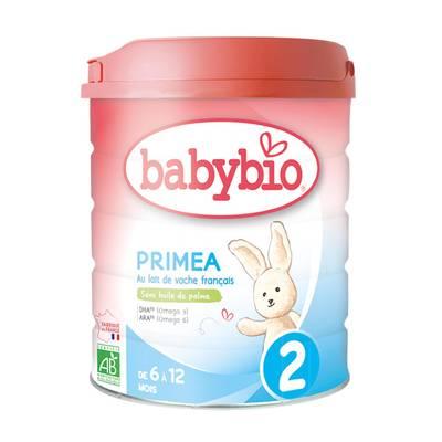 Babybio - Lait bébé en poudre Priméa Bio 2ème âge, 6-12 mois