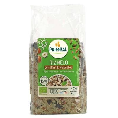 Priméal Riz mélo lentille noisette bio, 500g